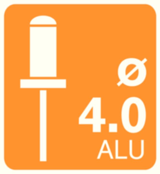 Immagine prodotto Rapid RP60 Pinza multipla per rivetti ciechi con testa rotante (48 mm)