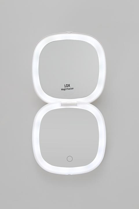 Enne Interior Mini miroir de maquillage de voyage Glow Up