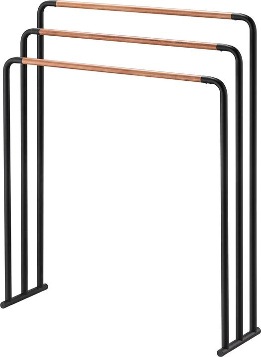 Yamazaki Handtuchständer mit 3 Stangen PLAIN