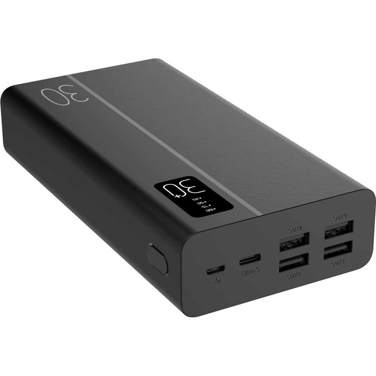 Felixx Phontom II (30000 mAh, 111 Wh), Powerbank, Schwarz