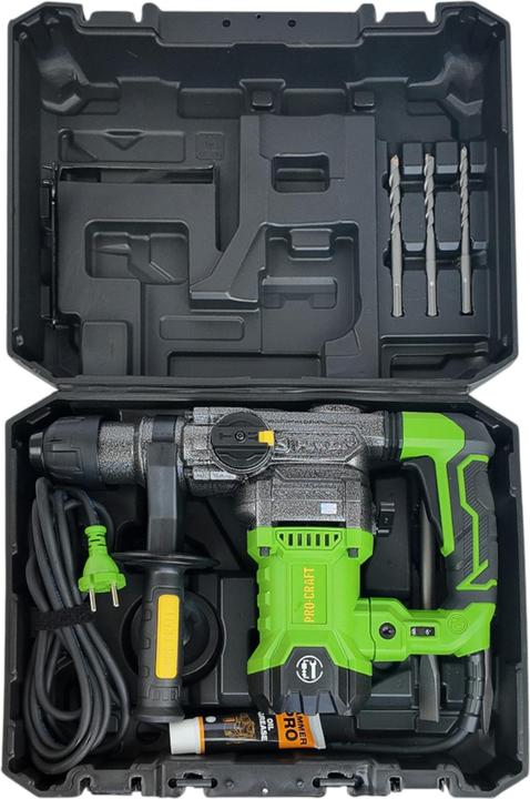 Actual product image Procraft BH1800 combi hammer 1500 Watt 5.5 Joule SDS-Plus (Hammer drill)