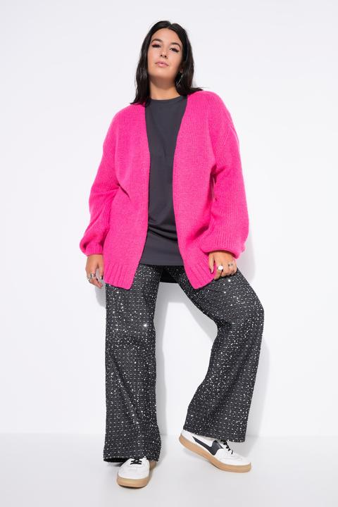 Image du produit Studio Untold Cardigan oversize, maille confortable, coupe ouverte (58)