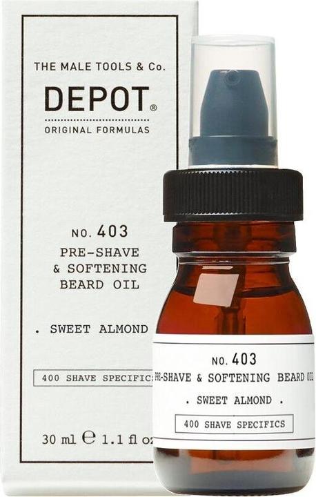 Image du produit Depot No. 403 Pre-Shave & Softening Beard Oil 30ml (30 ml)