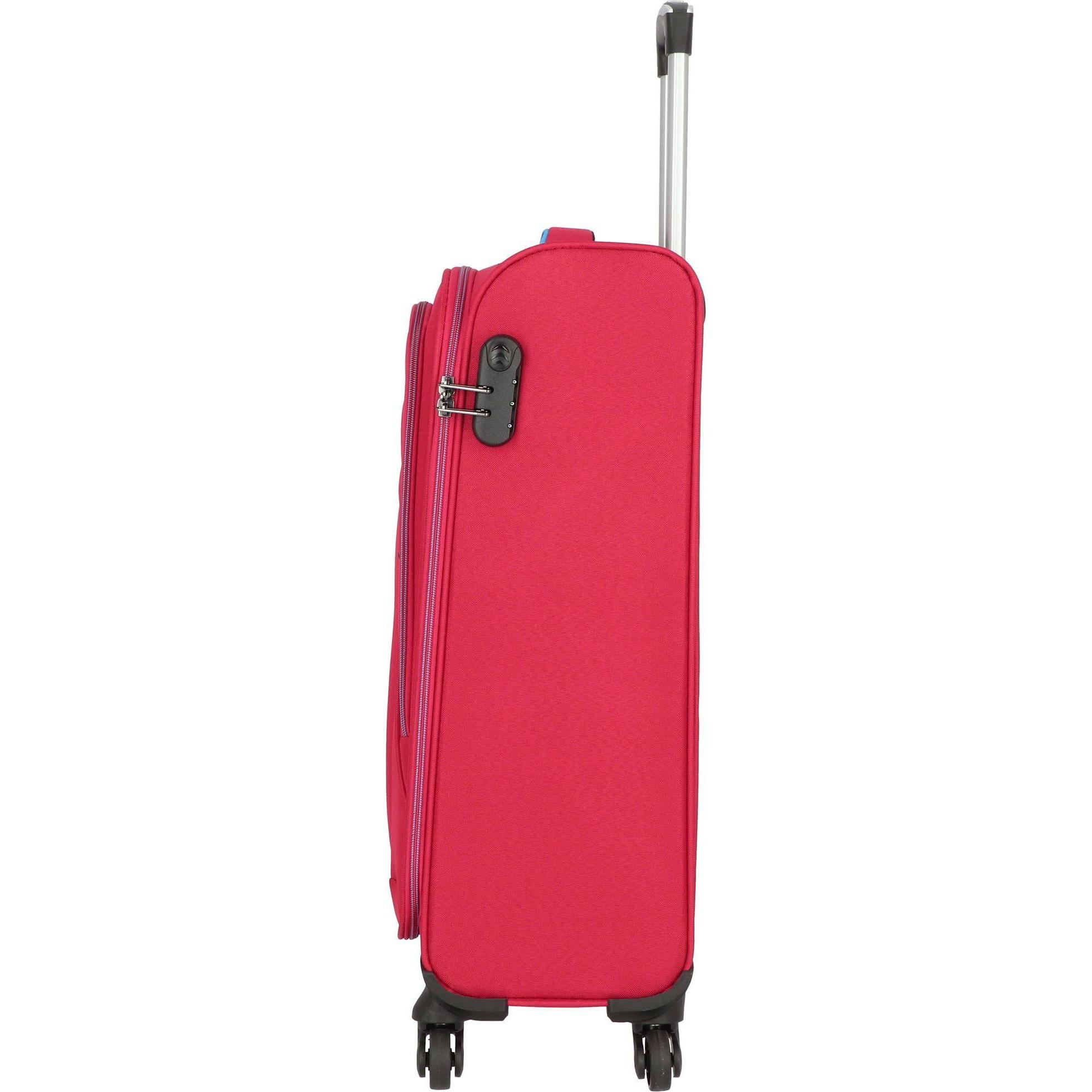 Thumbnail - Nowi, Koffer, Sevilla 4 Rollen Trolley 64 cm, Blau, (50 l, M (50 - 90l))