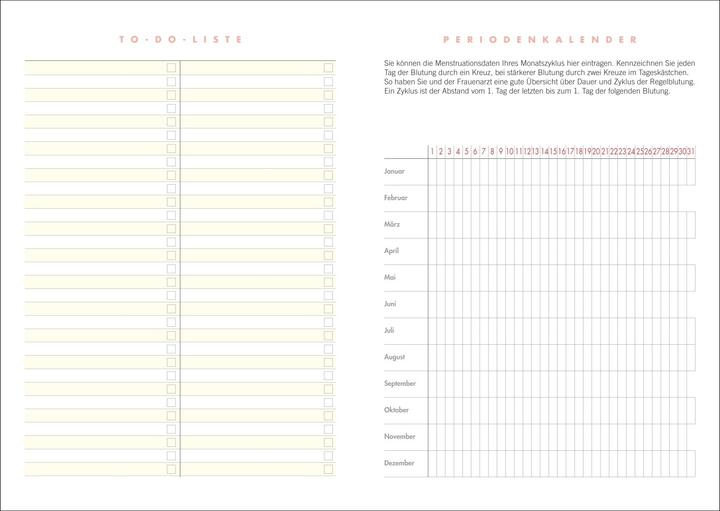 Produktbild Heye Tagebuch-Agenda Lady (A5, 1 Woche / 1 Seite)