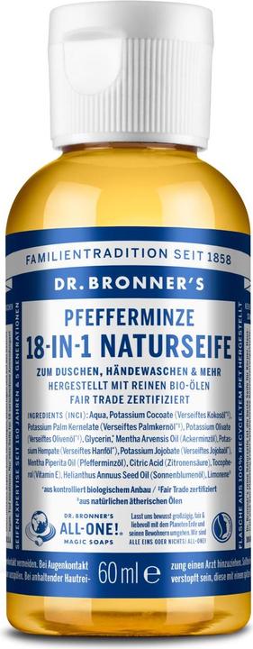 Produktbild Dr. Bronner's 18-In-1 (Flüssigseife, 60 ml)