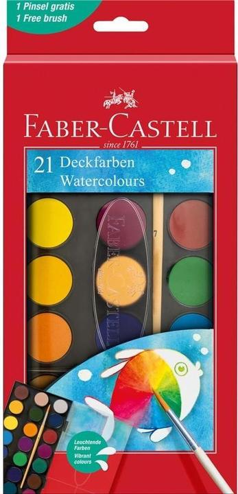 Faber-Castell School paints 21 colours 30 mm (210 ml)