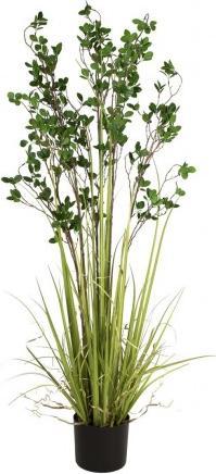 Produktbild Europalms Immergrünstrauch mit Gras, Kunstpflanze, 152 cm (152 cm)