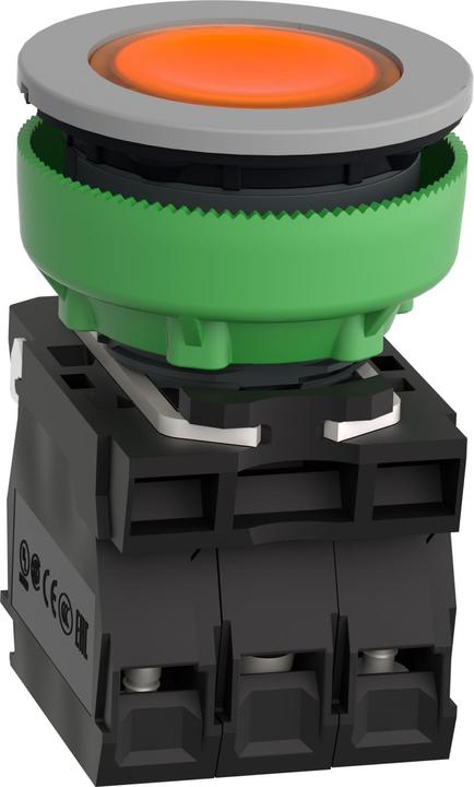 Produktbild Schneider Electric Leuchtdrucktaster, kompl, Kunststoff, XB5FW35B5C0