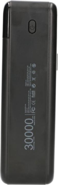 Actual product image Extralink EX.19522 power bank Lithium Polymer (LiPo) Black (30000 mAh, 22.50 W, 111 Wh)