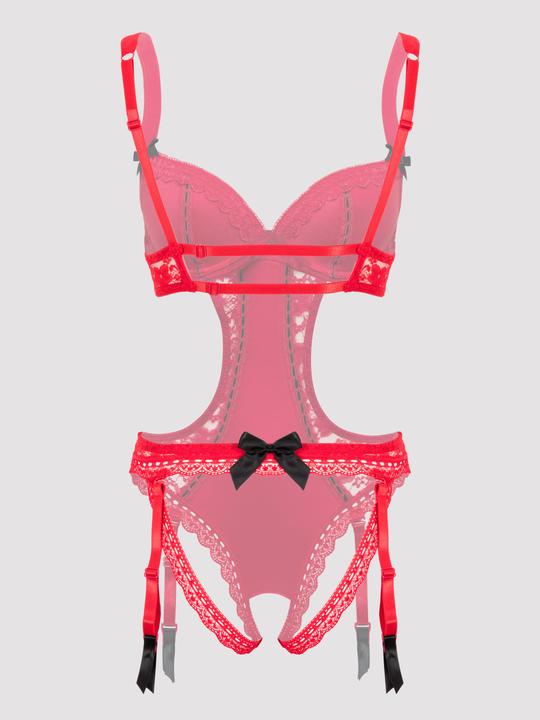 Produktbild Lovehoney Seduce Me schrittfreier Push-up-Body mit Aussparungen (S)