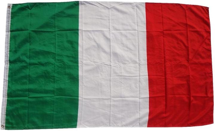 Produktbild trends4cents Flagge Italien 90 x 150 cm Fahne mit 2 Ösen 100g/m² Stoffgewicht Hissflagge für Mast (90 x 150 cm)