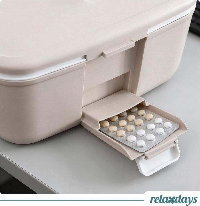 Actual product image Relaxdays Medicine box