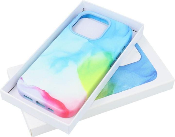Actual product image OEM Back panel cover LEATHER MAG COVER case for IPHONE 14 Plus color splash (Apple iPhone 14 Plus)