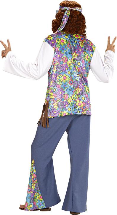 Produktbild Widmann Hippie Kostüm: Flower Power Outfit (XXL)