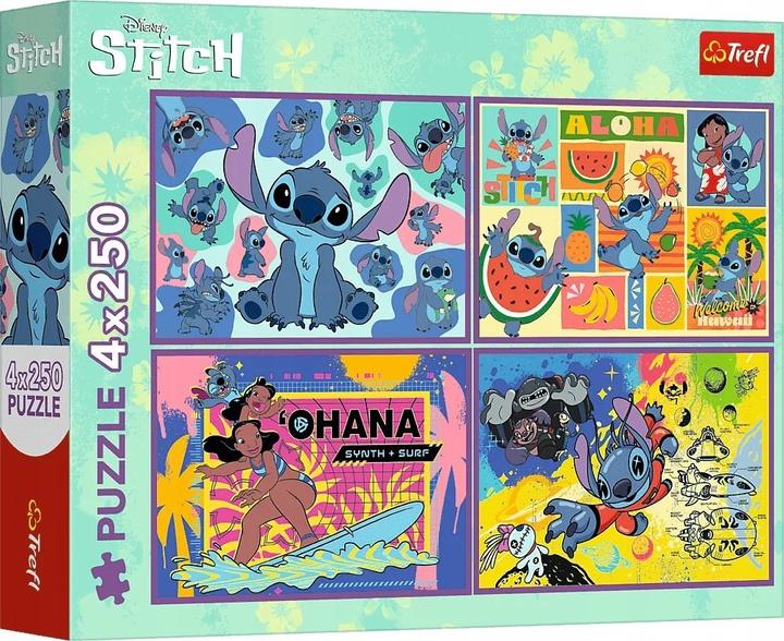 Trefl Puzzle 4 x 250 - Disney Lilo&Stitch (250 pieces)