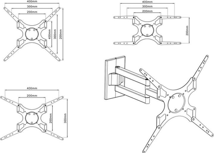 Actual product image Art Ramart AR-61XL (Wall, 46", 25 kg)