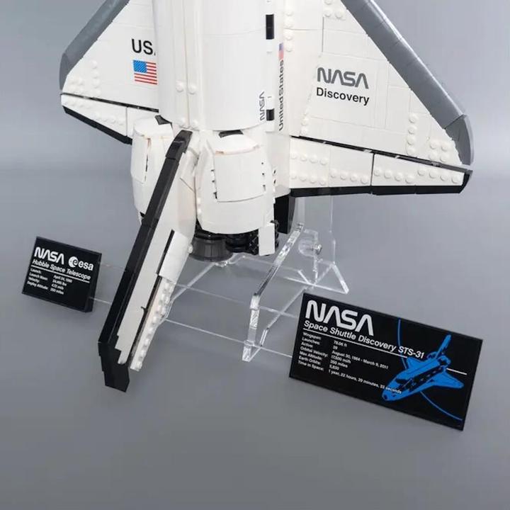 Produktbild iDisplayit Acryl-Ständer Vertikal für LEGO® 10283 NASA Space Shuttle Discovery