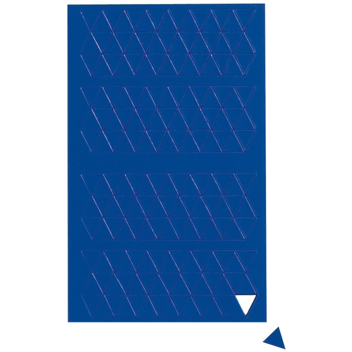 Maul, Trennwand, Magnetsymbole Dreieck 10x10mm blau VE=180 Stück