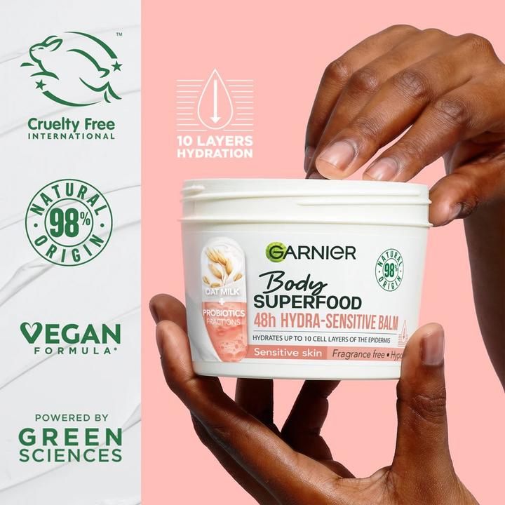 Produktbild Garnier Body Superfood 48h Hydra-Sensitive Balm (Körpercreme, 380 ml)