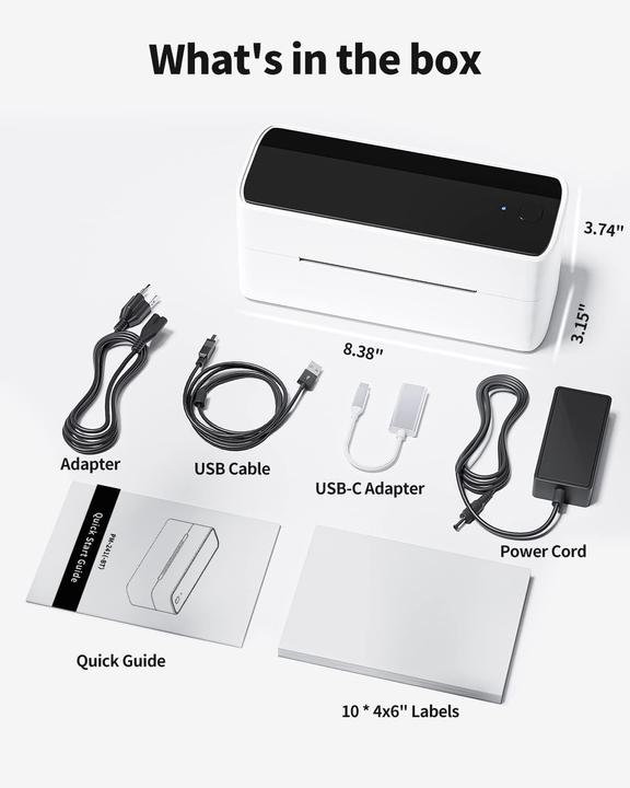 Actual product image Phomemo PM241 (203 dpi)