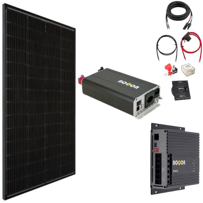 Noqon Solaranlage Komplett-Set MEDIUM - ohne Batterie