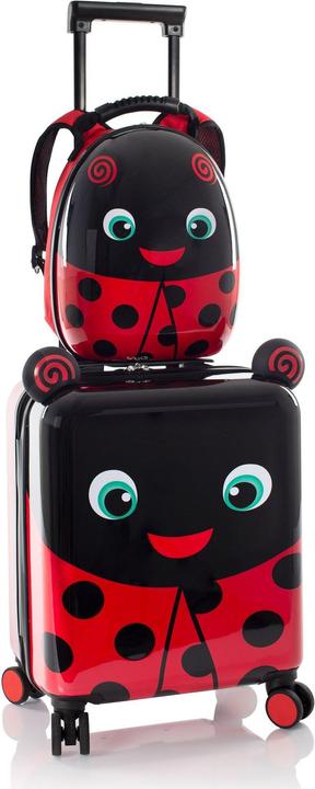 Produktbild Heys Super Tots Lady Bug -lasten matkalaukku ja reppu (34 l, Handgepäck (bis 50l))