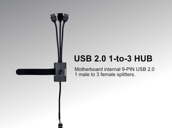Immagine prodotto Lian-Li PW-U2HB Convertitore USB da 1 USB a 3 USB