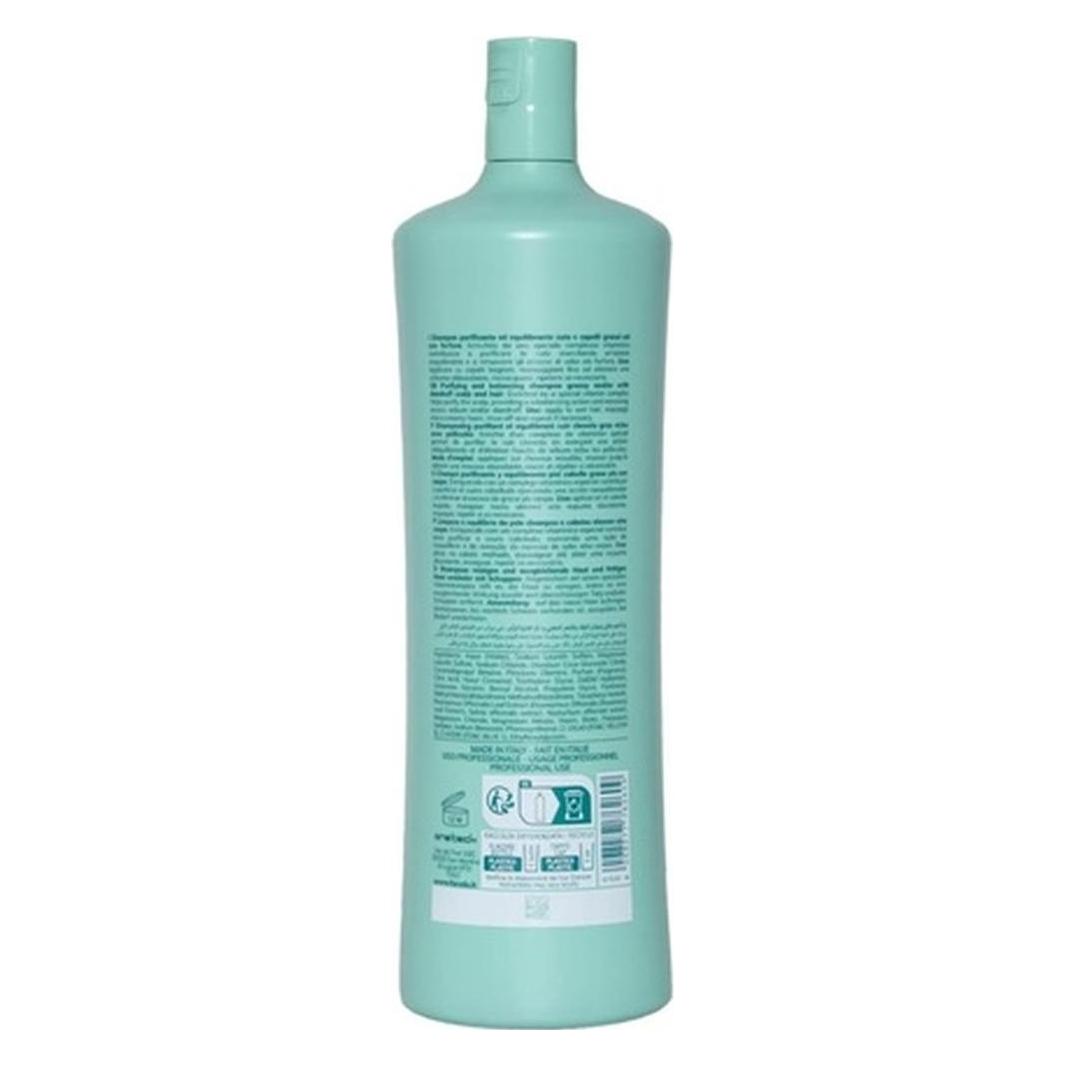 Fanola, Shampoo + Conditioner, Vitaminen Pure Balans Shampoo (Vloeibare Shampoo, 1000 ml)