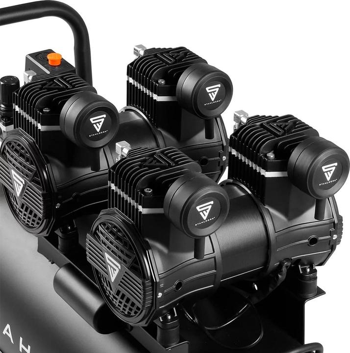 Immagine prodotto Stahlwerk Compressore ST-510 Pro 10 bar 4,3 hp 3,2 kW 420 l/min 50 l serbatoio senza olio (10 bar, 50 l)