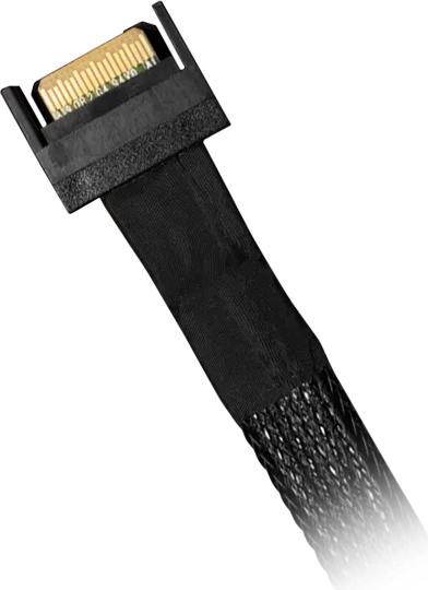 Actual product image Icydock ICY DOCK Kabel MCIO 8i->MCIO 8i MCIO 8i SFF-TA-1016,schwarz,0,5m (50 cm)