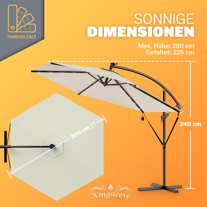 Produktbild Kingsleeve Sonnenschirm (3.07 m)