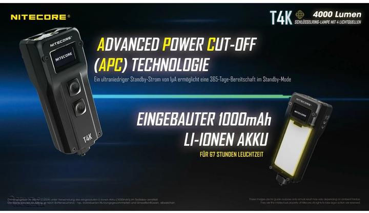 Image du produit Nitecore T4K - 4000 lumens (8.20 cm, 4000 lm)