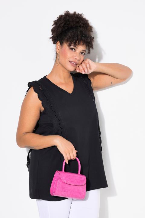 Actual product image Miamoda Top, A-Linie, Spitzen-Einsatz (46)