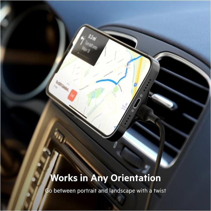 Actual product image Belkin Magnetic Wireless Car Charger with MagSafe
