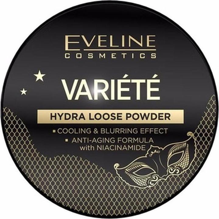 Eveline Variete Hydra Loose Powder Loose Moisturizing Powder With Niacinamide With Cooling Effect 5G