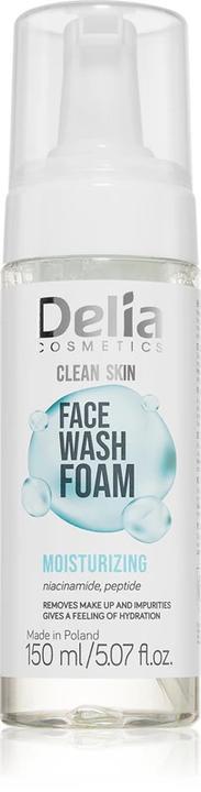 Delia Cosmetics Delia Clean Skin Moisturizing Face Cleansing Foam 150ml (Cleansing Foam)
