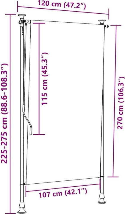 Immagine prodotto vidaXL Katalin (120 x 270 cm)