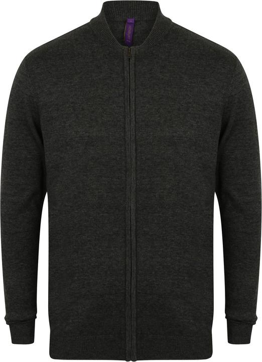 Actual product image Henbury Knitted bomber jacket (L)