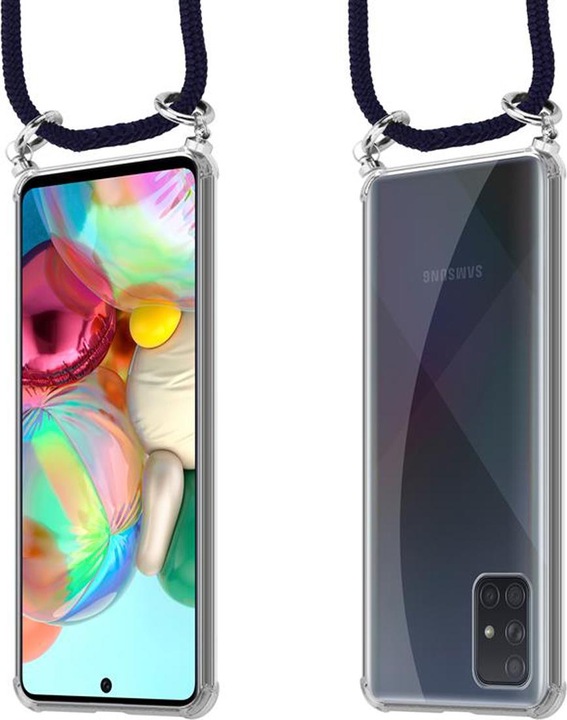 Produktbild Cadorabo TPU Handy Kette SILBER Cover