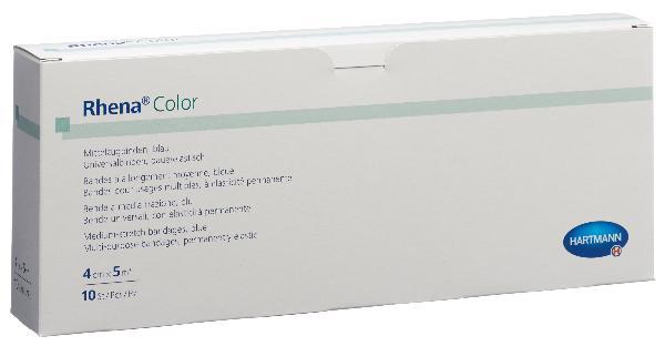 Produktbild Rhena Color Elastische Binden 6cmx5m blau offen