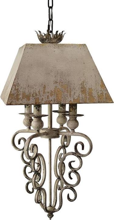 Immagine prodotto DKD Home Decor Lampada da soffitto in metallo neoclassico (37,5 x 37,5 x 73,5 cm)