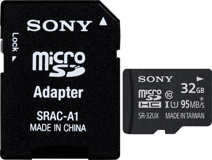 Produktbild Sony microSDHC Card 32GB,, UHS-I U1 (32 GB, microSDHC, U1, UHS-I)