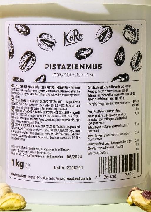 Image du produit KoRo Purée de pistaches (1000 g)