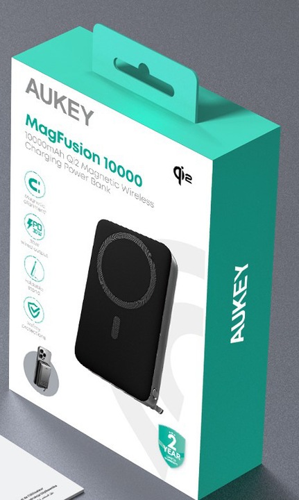Immagine prodotto Aukey MAG FUSION 10'000mAh - Powerbank (10000 mAh, 30 W, 37 Wh)