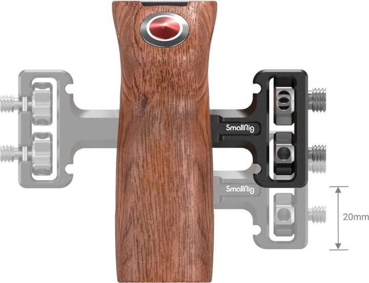 Produktbild SmallRig Handgriffe mit rosette und Start/Stopp-Taste (Griff)