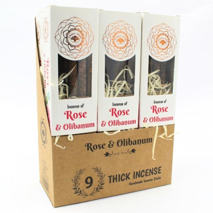 Actual product image Saraswati Incense sticks Green Tree Rose.RS637