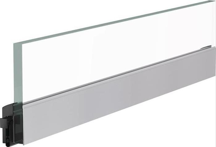 Actual product image Athmer Türdichtung Schall-Ex® GSA 1-seitig Länge 1208 mm Aluminium silberfarben eloxiert Glastüren links...