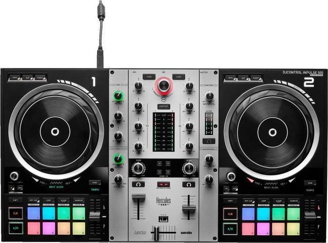 Hercules DJ Controller Inpulse 500 Silver Edition