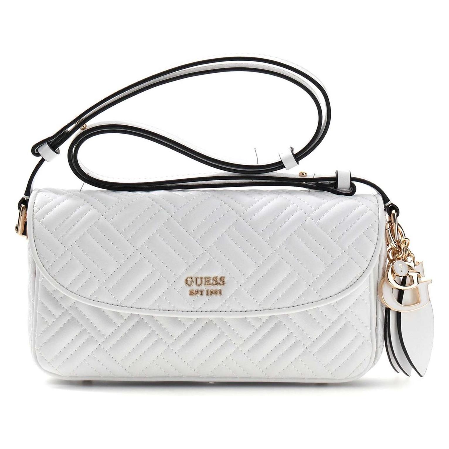 Guess, Damen, Handtasche, Sally Convertible Xbody Flap, Weiss
